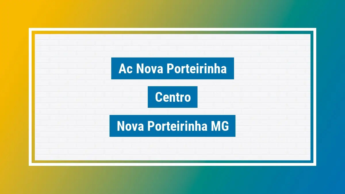Imagem ilustrativa unidade de agência dos correios ac nova porteirinha centro nova porteirinha mg