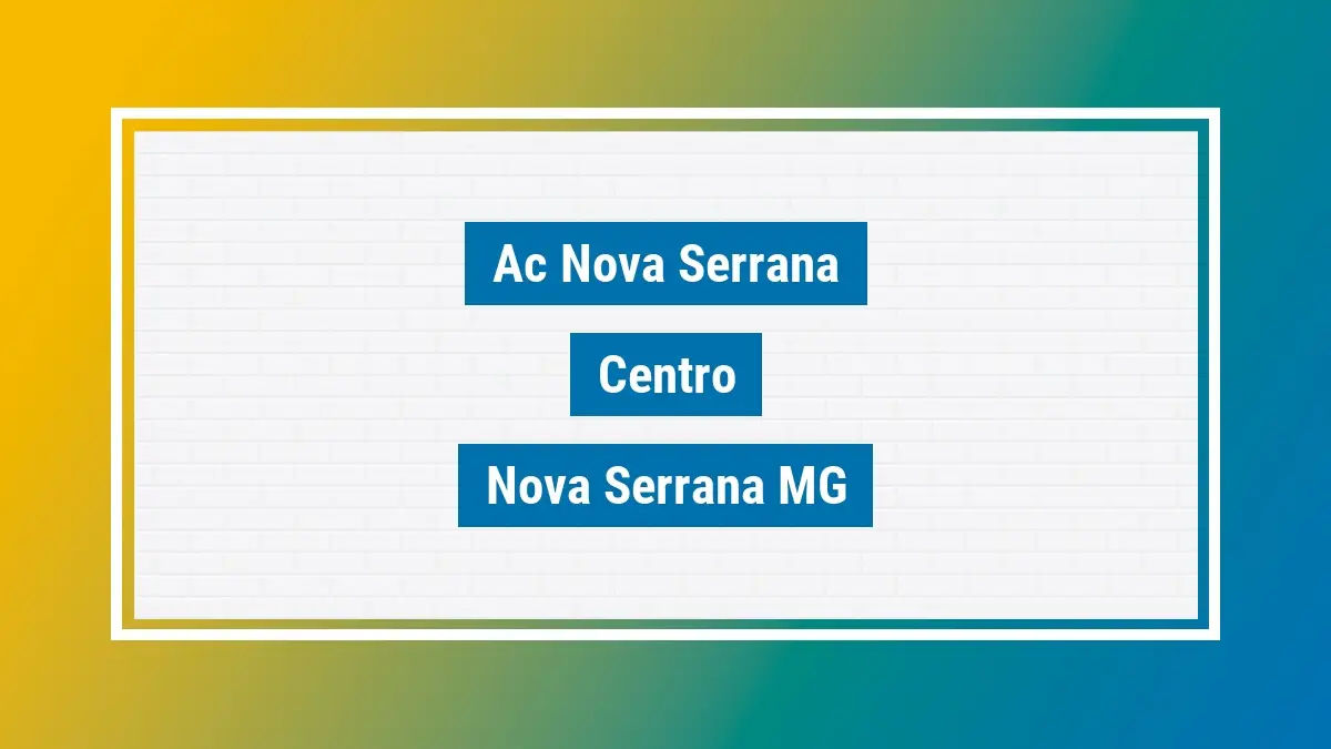 Imagem ilustrativa unidade de agência dos correios ac nova serrana centro nova serrana mg