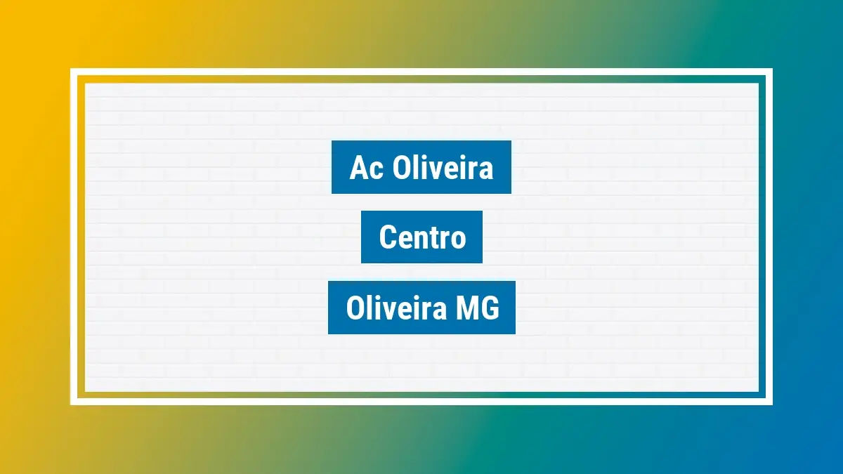 Imagem ilustrativa unidade de agência dos correios ac oliveira centro oliveira mg
