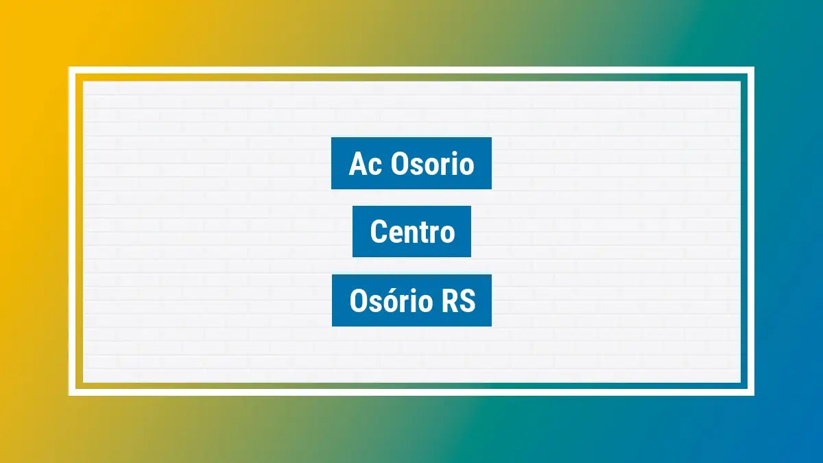 Imagem ilustrativa unidade de agência dos correios ac osorio centro osório rs