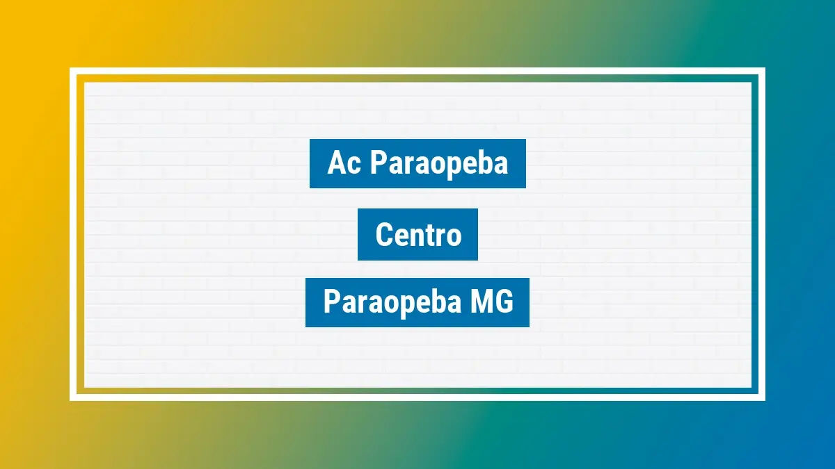 Imagem ilustrativa unidade de agência dos correios ac paraopeba centro paraopeba mg
