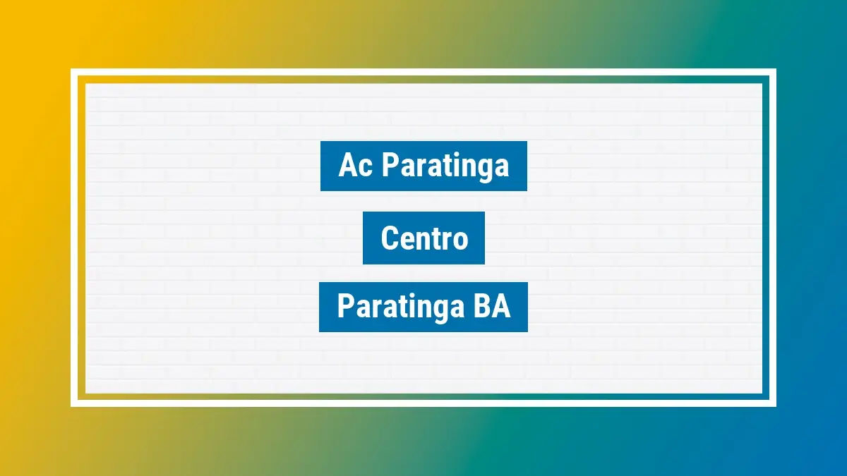 Imagem ilustrativa unidade de agência dos correios ac paratinga centro paratinga ba