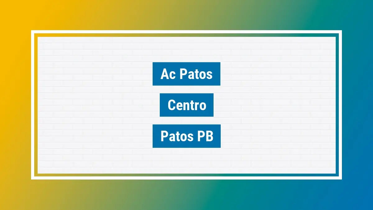 Imagem ilustrativa unidade de agência dos correios ac patos centro patos pb