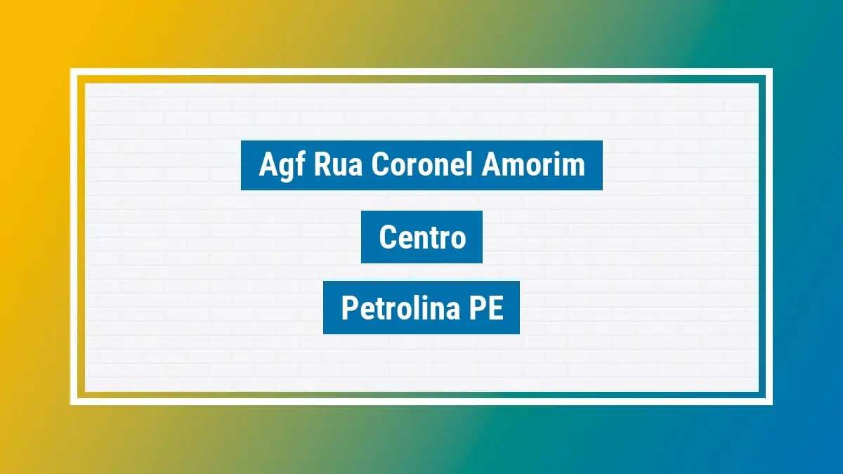 Imagem ilustrativa unidade de agência dos correios agf rua coronel amorim centro petrolina pe