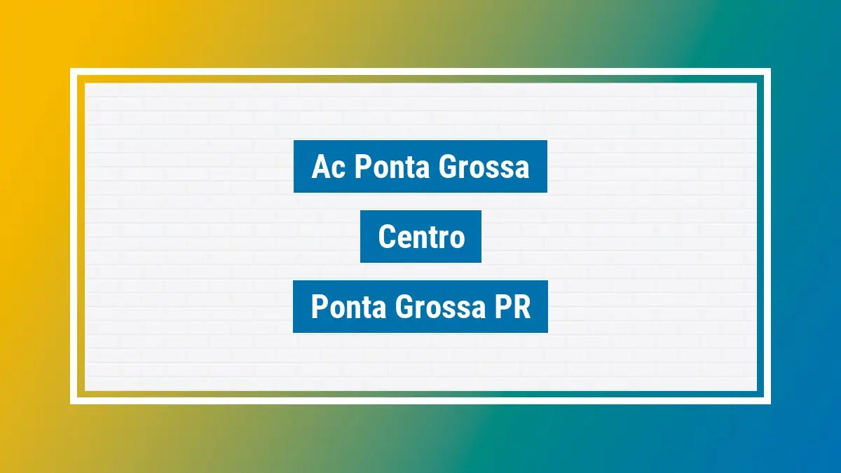 Imagem ilustrativa unidade de agência dos correios ac ponta grossa centro ponta grossa pr
