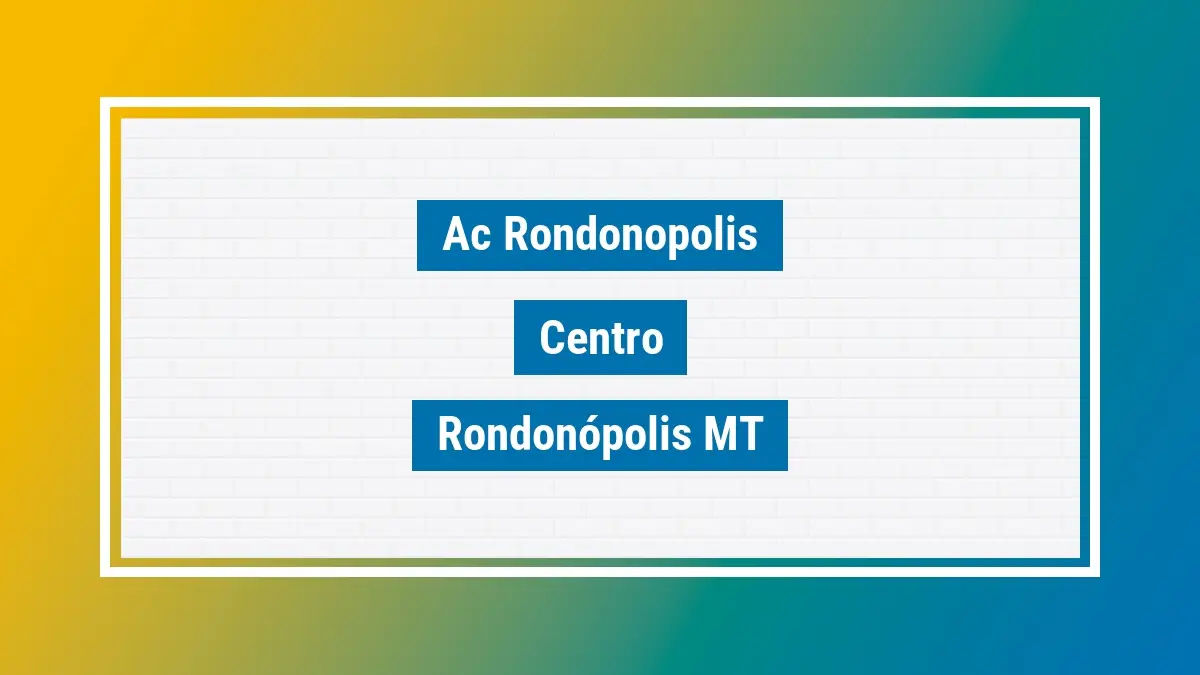 Imagem ilustrativa unidade de agência dos correios ac rondonopolis centro rondonópolis mt