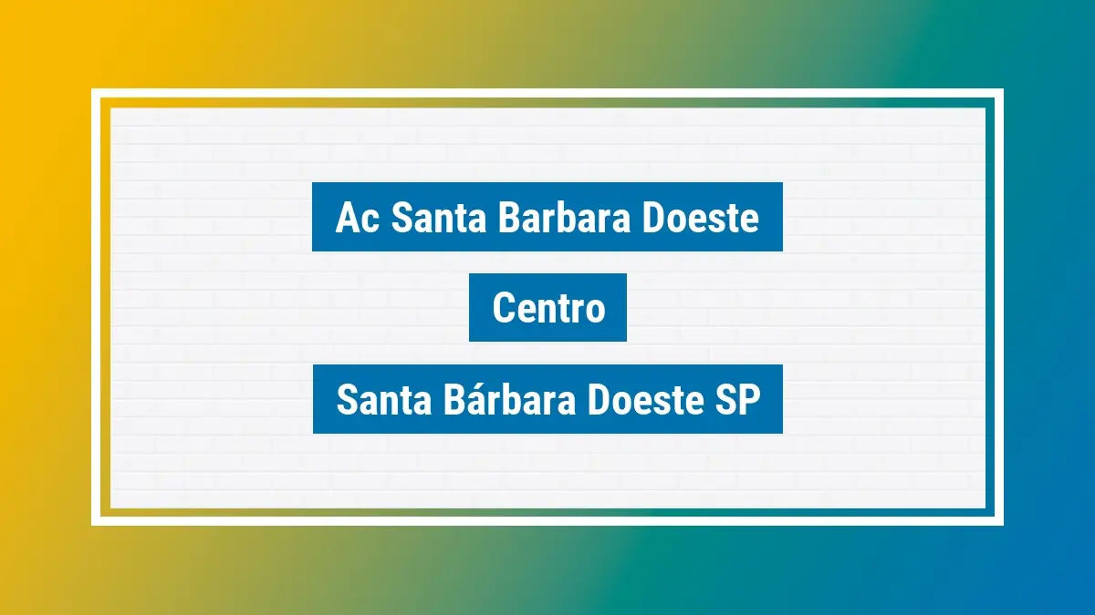 Imagem ilustrativa unidade de agência dos correios ac santa barbara doeste centro santa bárbara doeste sp
