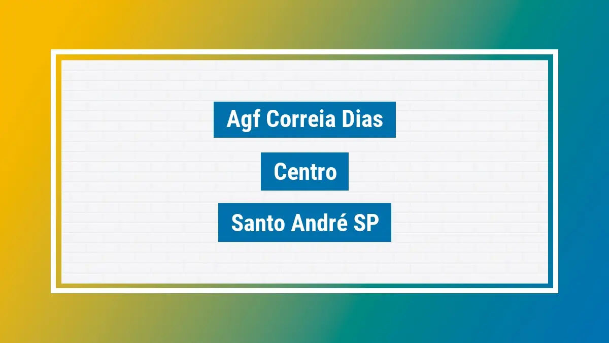 Imagem ilustrativa unidade de agência dos correios agf correia dias centro santo andré sp