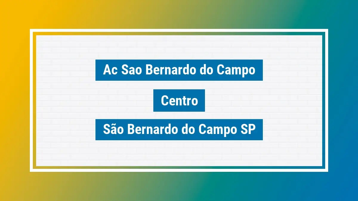 Imagem ilustrativa unidade de agência dos correios ac sao bernardo do campo centro são bernardo do campo sp