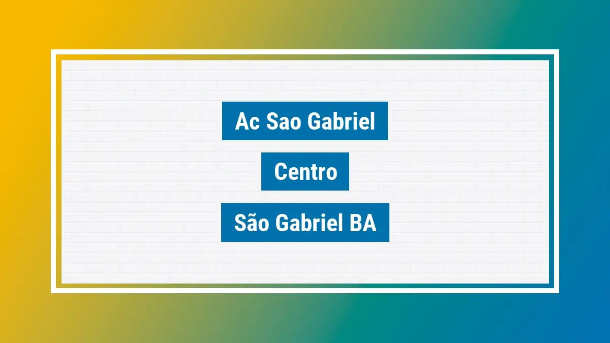 Imagem ilustrativa unidade de agência dos correios ac sao gabriel centro são gabriel ba
