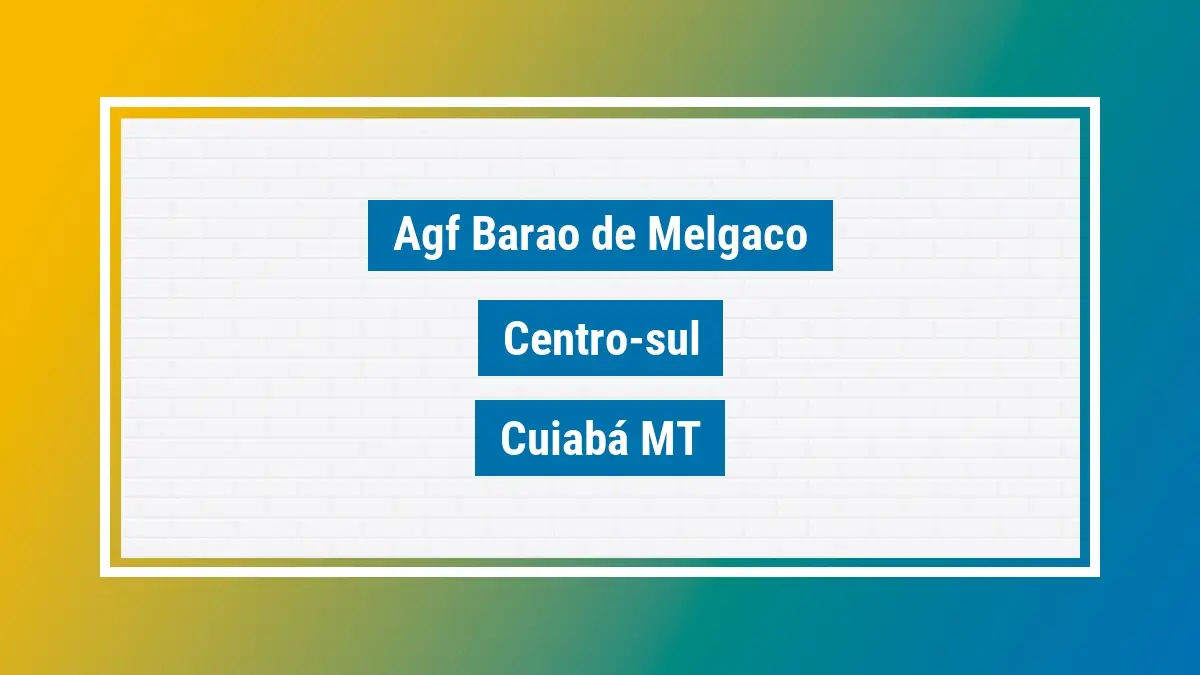 Imagem ilustrativa unidade de agência dos correios agf barao de melgaco centro-sul cuiabá mt