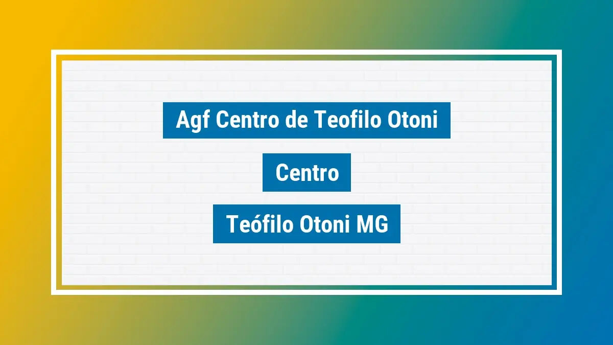 Imagem ilustrativa unidade de agência dos correios agf centro de teofilo otoni centro teófilo otoni mg
