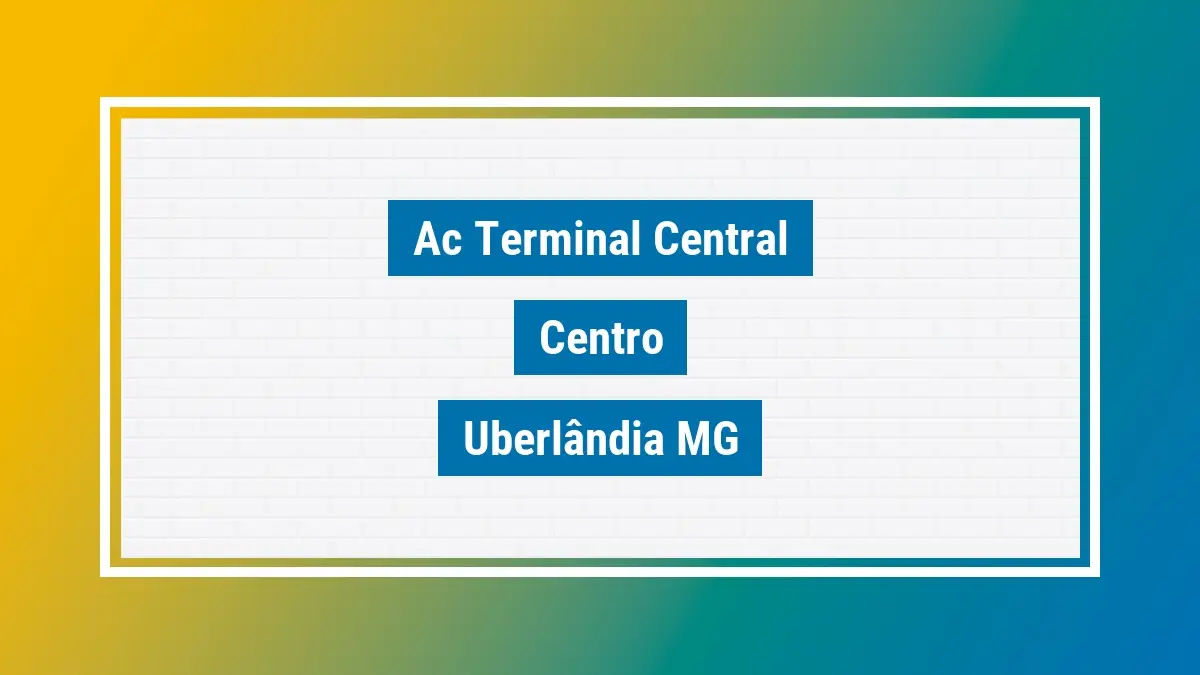Imagem ilustrativa unidade de agência dos correios ac terminal central centro uberlândia mg