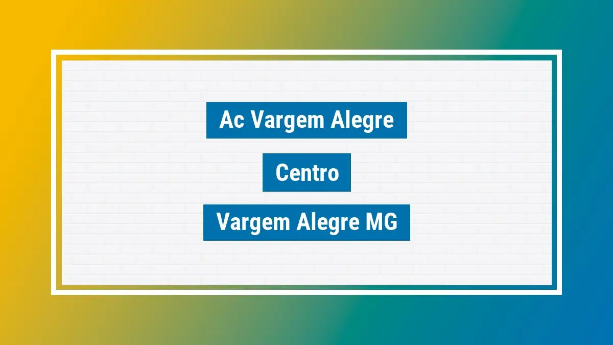 Imagem ilustrativa unidade de agência dos correios ac vargem alegre centro vargem alegre mg