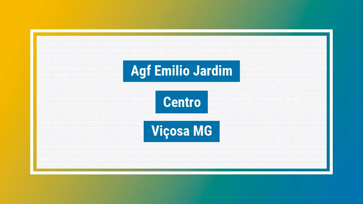 Imagem ilustrativa unidade de agência dos correios agf emilio jardim centro viçosa mg