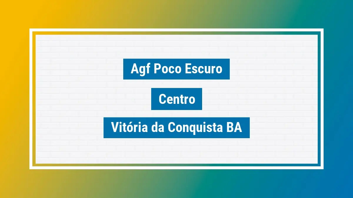 Imagem ilustrativa unidade de agência dos correios agf poco escuro centro vitória da conquista ba