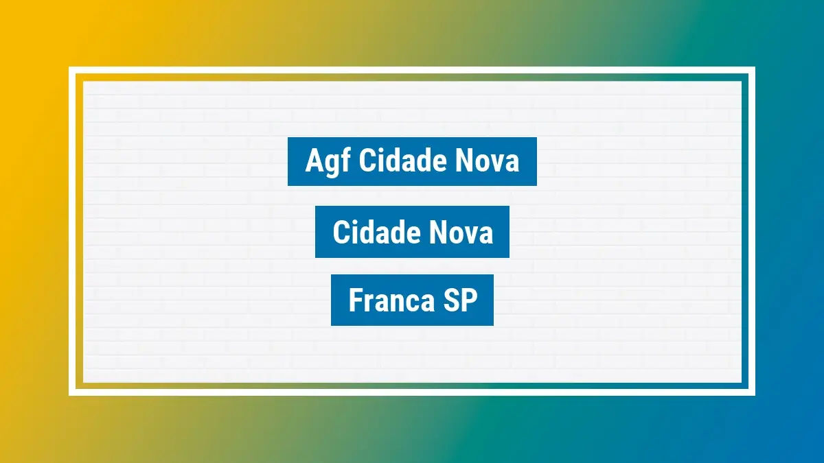 Imagem ilustrativa unidade de agência dos correios agf cidade nova cidade nova franca sp
