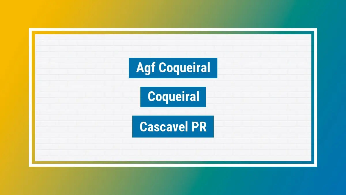 Imagem ilustrativa unidade de agência dos correios agf coqueiral coqueiral cascavel pr