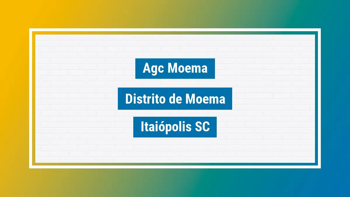 Imagem ilustrativa unidade de agência dos correios agc moema distrito de moema itaiópolis sc