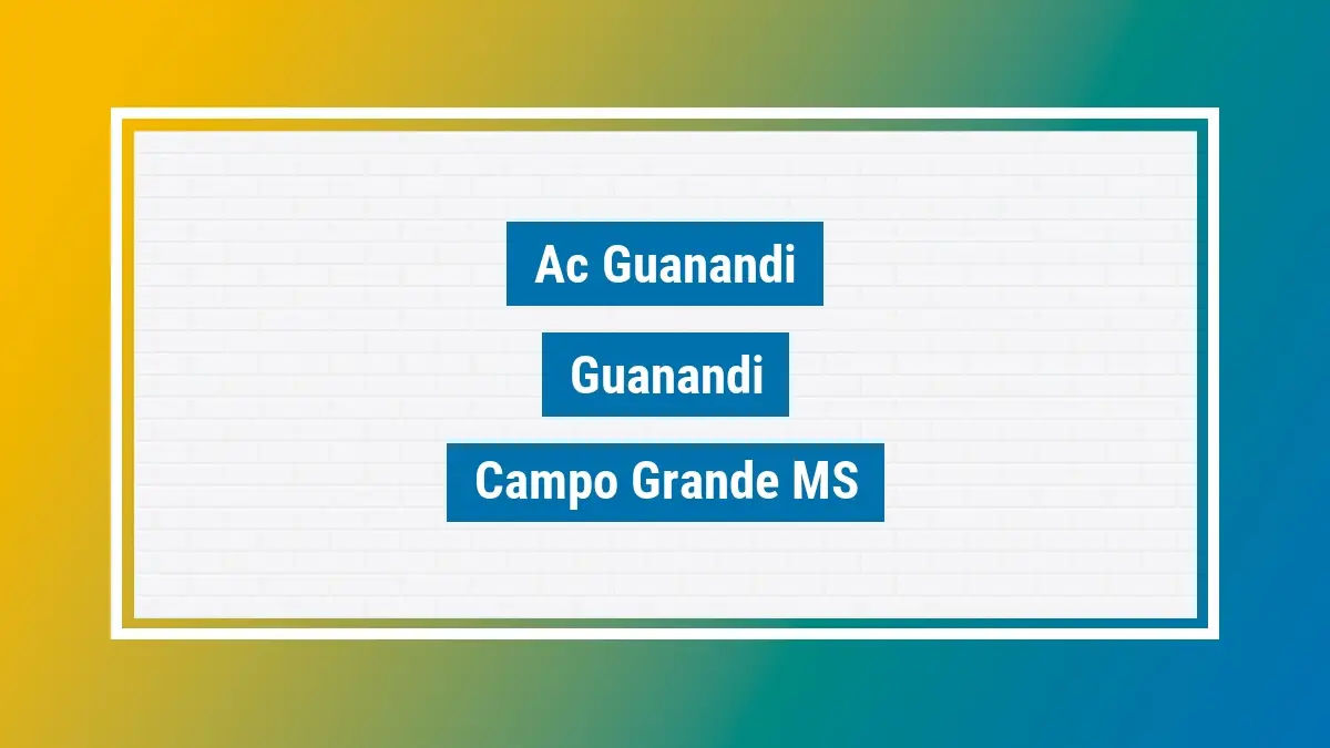 Imagem ilustrativa unidade de agência dos correios ac guanandi guanandi campo grande ms