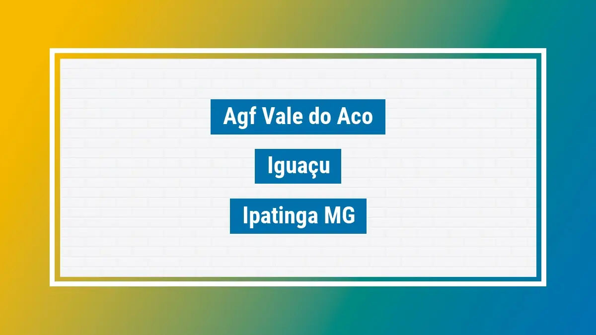 Imagem ilustrativa unidade de agência dos correios agf vale do aco iguaçu ipatinga mg
