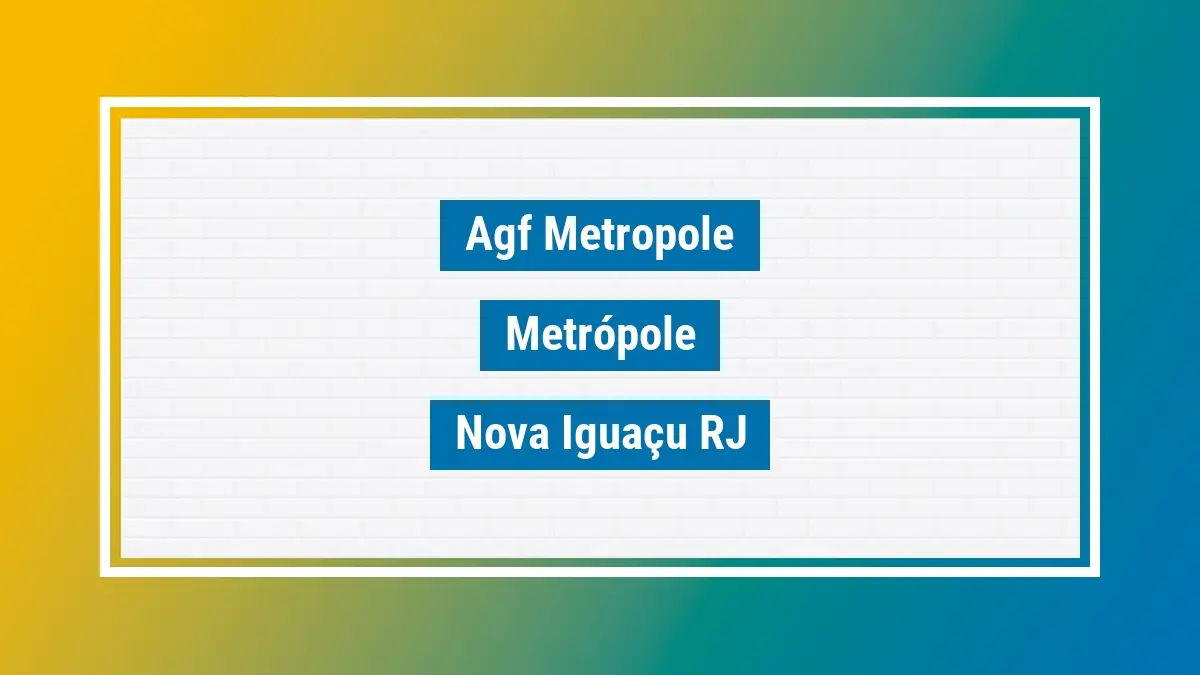 Imagem ilustrativa unidade de agência dos correios agf metropole metrópole nova iguaçu rj