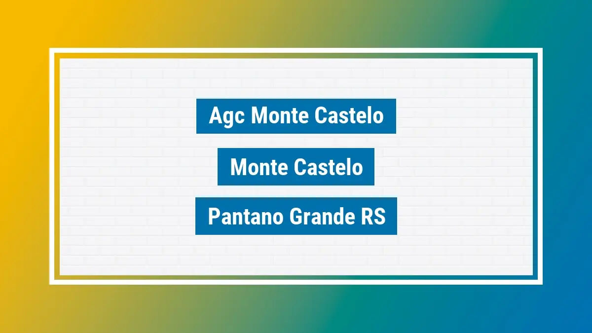 Imagem ilustrativa unidade de agência dos correios agc monte castelo monte castelo pantano grande rs