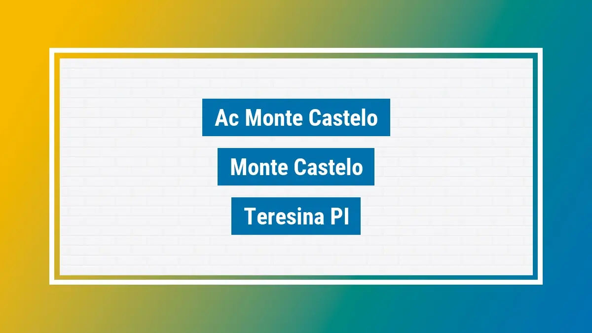 Imagem ilustrativa unidade de agência dos correios ac monte castelo monte castelo teresina pi