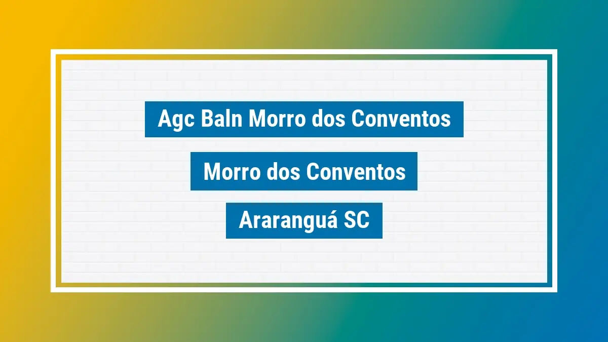 Imagem ilustrativa unidade de agência dos correios agc baln morro dos conventos morro dos conventos araranguá sc