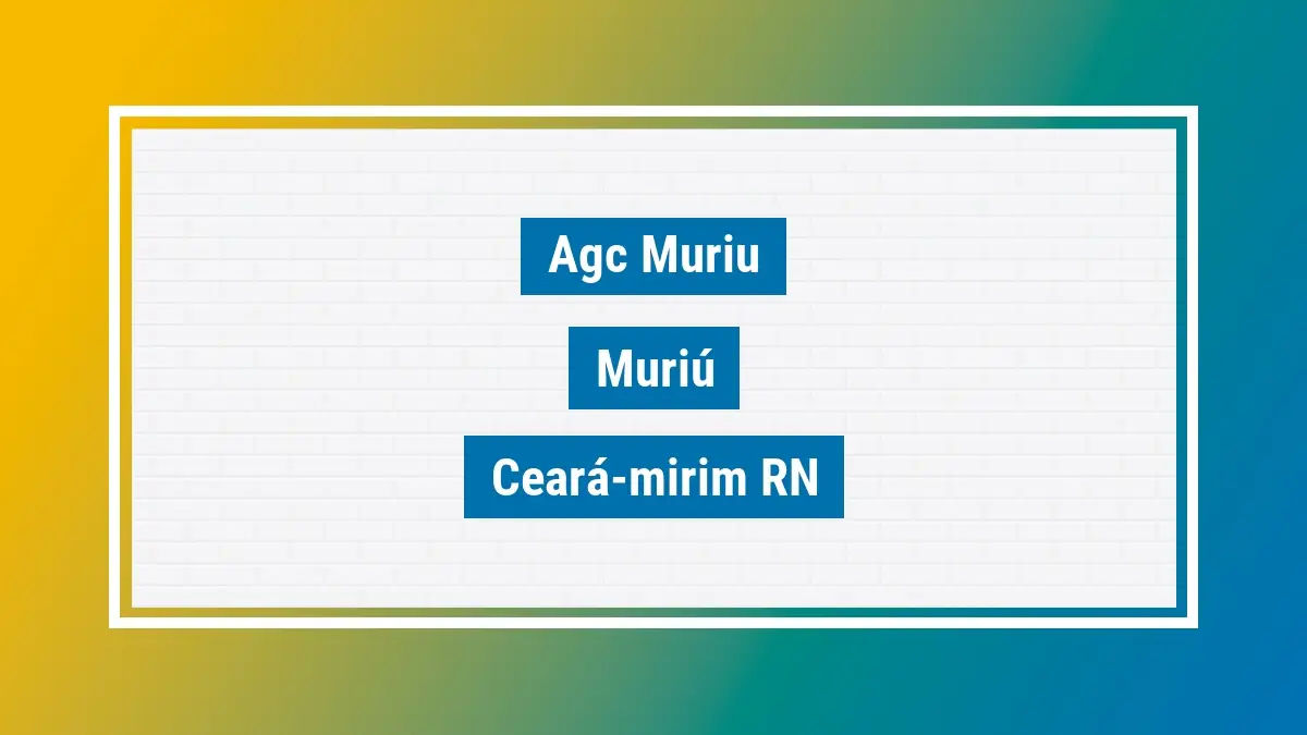 Imagem ilustrativa unidade de agência dos correios agc muriu muriú ceará-mirim rn