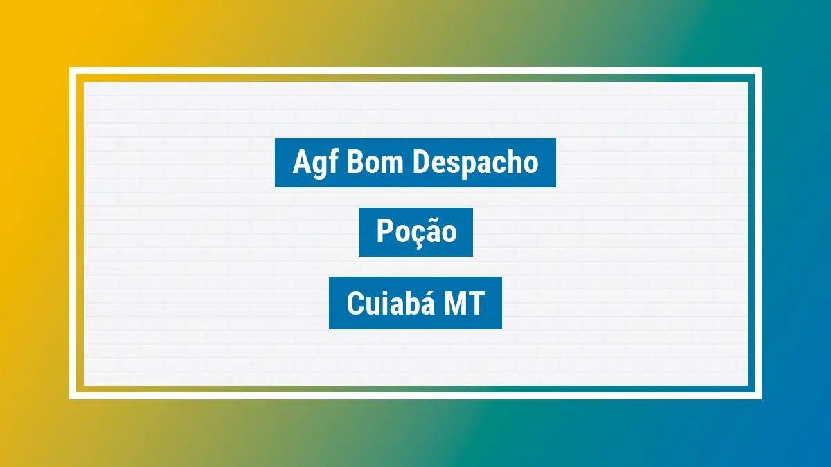 Imagem ilustrativa unidade de agência dos correios agf bom despacho poção cuiabá mt