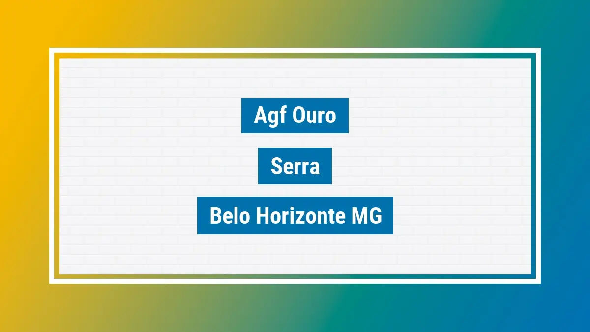 Imagem ilustrativa unidade de agência dos correios agf ouro serra belo horizonte mg