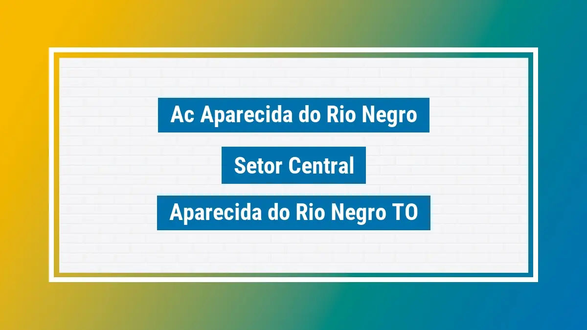Imagem ilustrativa unidade de agência dos correios ac aparecida do rio negro setor central aparecida do rio negro to