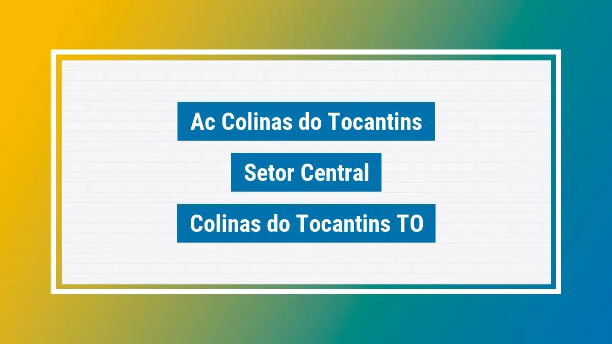 Imagem ilustrativa unidade de agência dos correios ac colinas do tocantins setor central colinas do tocantins to