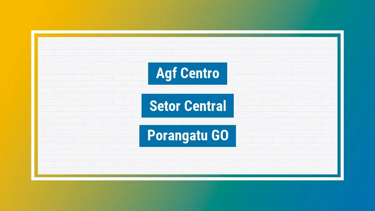 Imagem ilustrativa unidade de agência dos correios agf centro setor central porangatu go