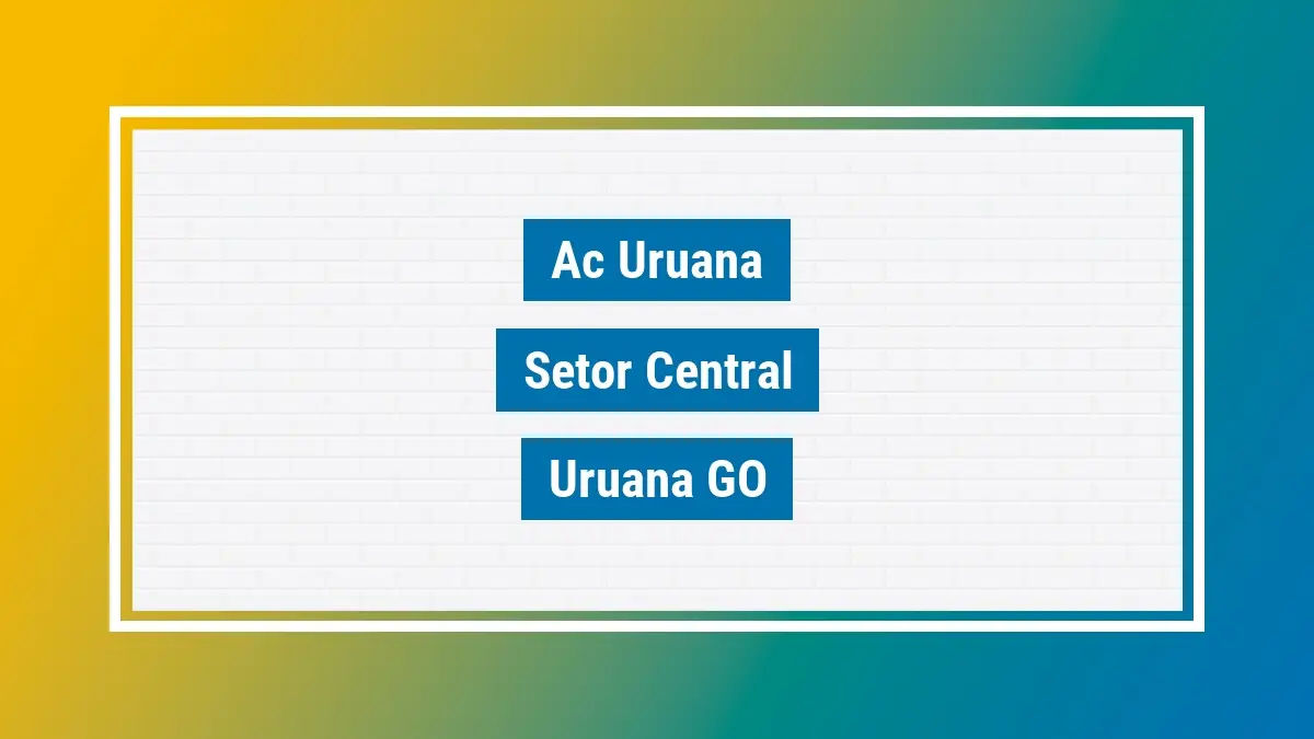 Imagem ilustrativa unidade de agência dos correios ac uruana setor central uruana go