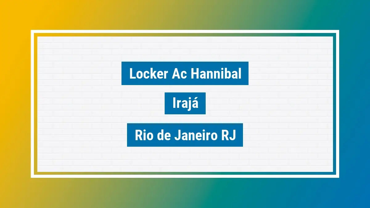 Imagem ilustrativa unidade de locker dos correios locker ac hannibal irajá rio de janeiro rj
