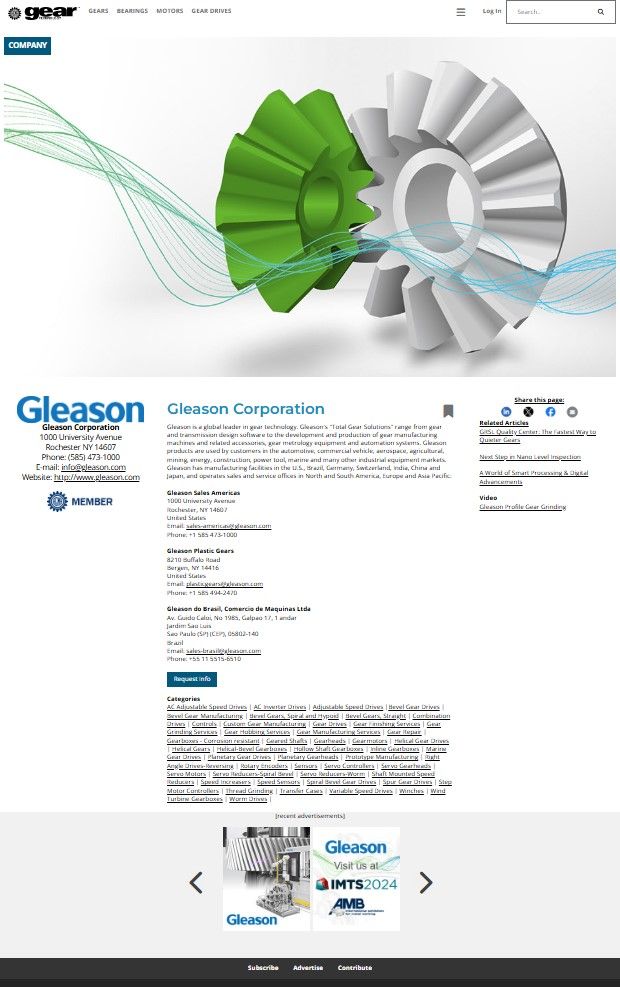 Company Page