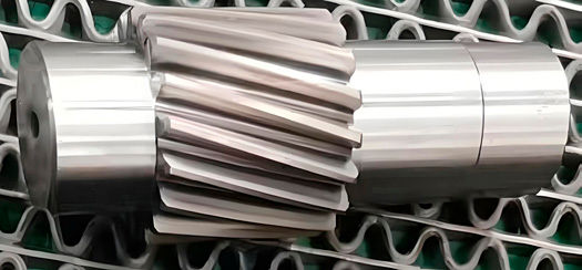 Figure 3—Nitriding gives the shaft a hard, stable layer.