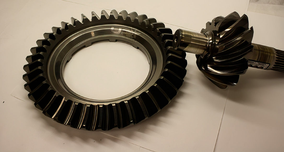 Figure 24—Ring gear and pinion from a competitive racing team, coated with the predecessor of the P51M coating system.