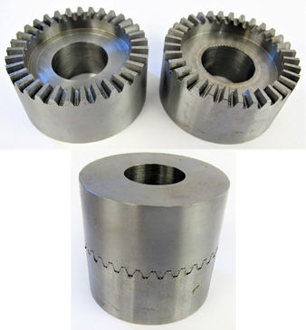Figure 1—Hirth coupling members, engaged.