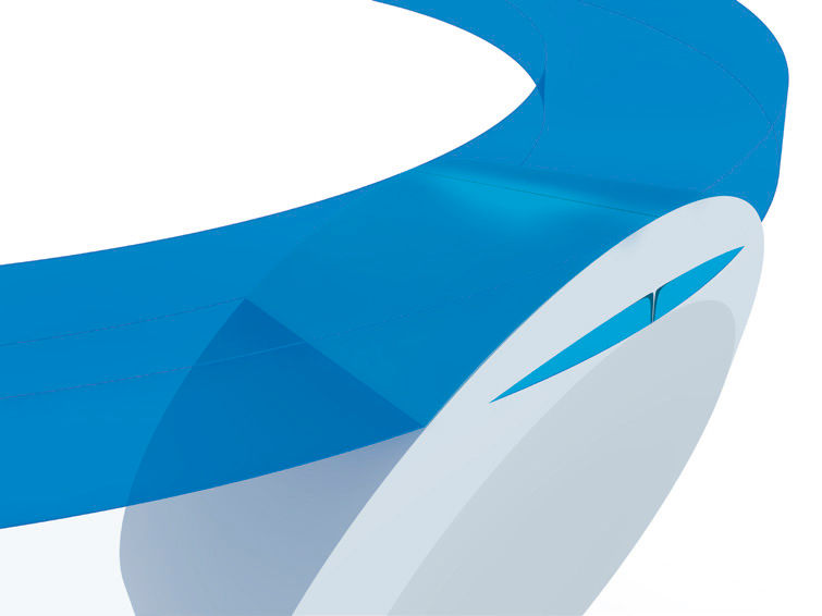 Figure 2—Spiral bevel pinion and its crown gear.