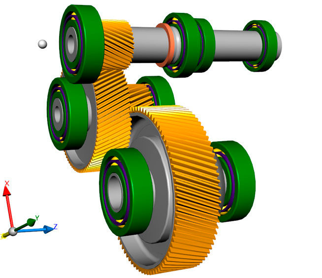 Figure 2—A simple design is modeled in Masta for comparison study.