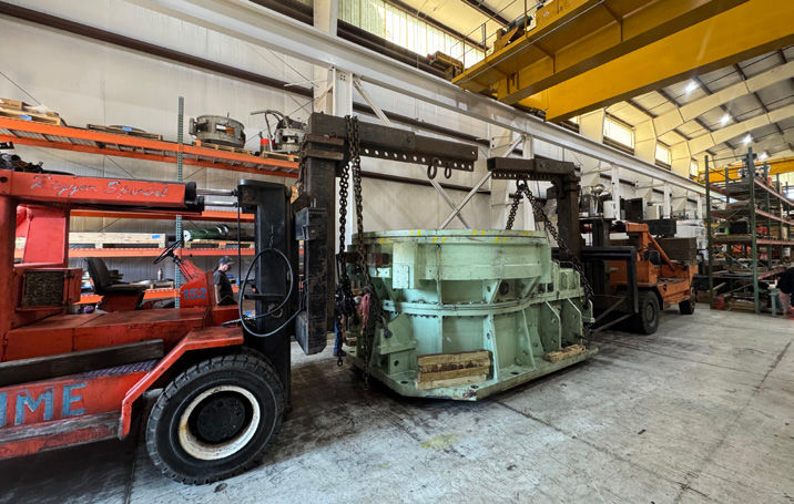 One of the greatest challenges was the weight of the gearbox itself and required flexibility in the shop to perform the necessary upgrades.