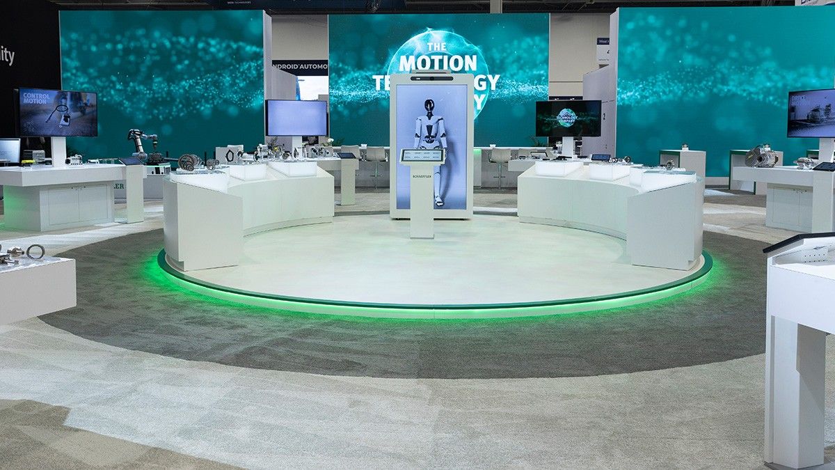 Schaeffler’s Humanoid Technology Exhibit was a booth highlight at CES 2025 in Las Vegas.