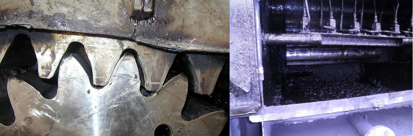 Figure 2—Asphaltic OGL applied to open gears.