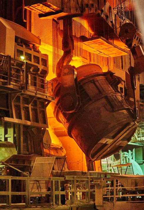 Figure 7—Image of a casting ladle at a steel manufacturer.