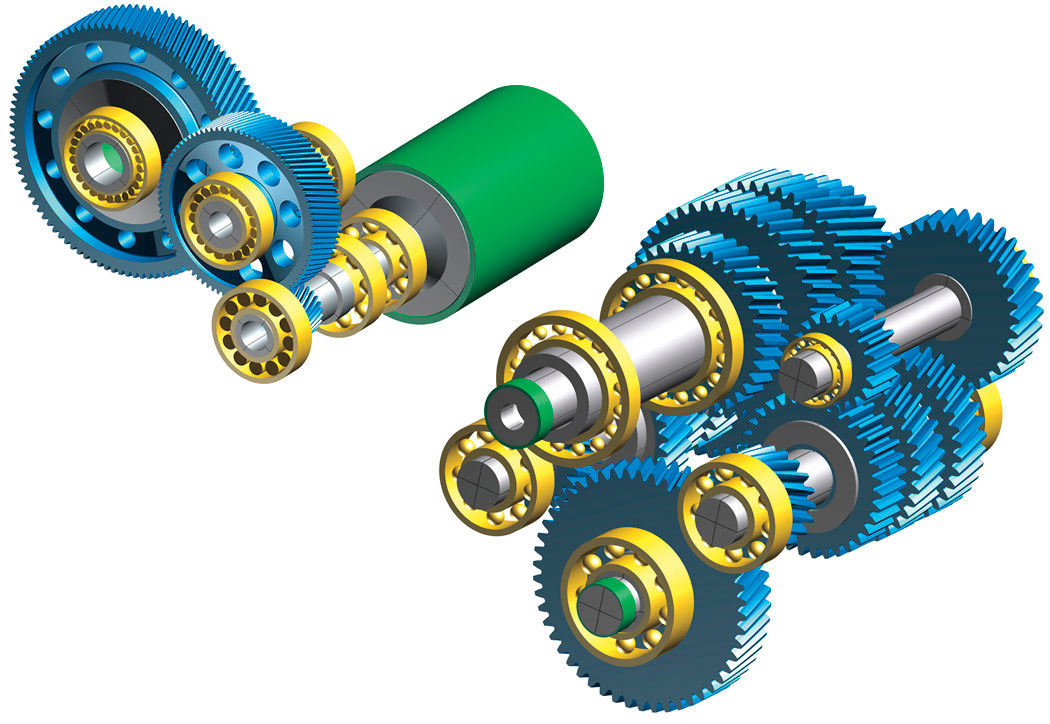 The KISSsoft System Module links all gearbox components for simultaneous strength and lifetime analysis, with 3D visualization that accelerates concept development, balances designs early and simplifies documentation in a single integrated file.