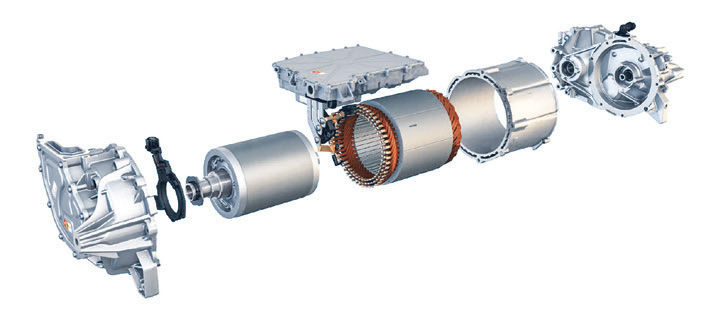 Principal components of an electric motor.