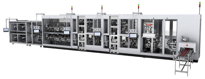 GROB offers a new generation of the Z-Folding Machine - with noticeable improvements in speed, efficiency and flexibility. The Z-Folding Machine offers safety standards for the handling of LFP and NMC cells, with an integrated inspection system that ensures quality in real time.